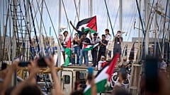 Imágenes de la salida de la Flotilla desde Barcelona, 31 de agosto de 2025
