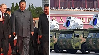 Putyin, Hszi és Kim a pekingi katonai parádén