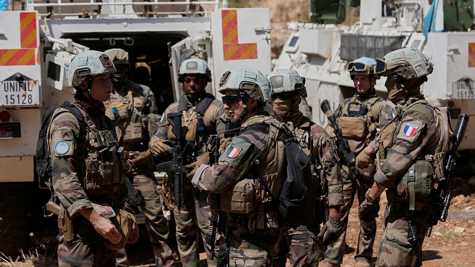 UNIFIL'in Fransız birlikleri Lübnan'ın güneyindeki Suluki Vadisi'nde, 20 Ağustos 2025