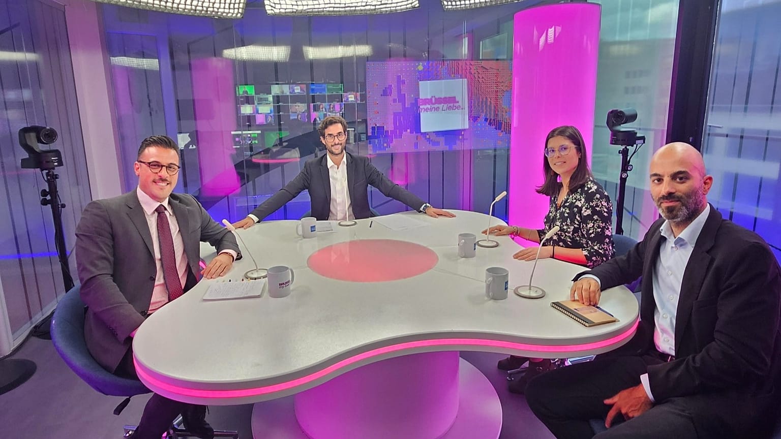 Vincenzo Genovese con Fabio Fantozzi, Paolo Tani e Elonora Vasques