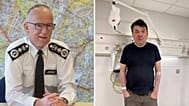 UK Met Police chief Sir Mark Rowley (left) calls for law change after controversial arrest of comedy writer Graham Linehan (right)