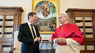 Papa Leone XIV incontra il presidente israeliano Herzog