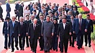 Rusya, Çin v Kuzey Kore liderleri