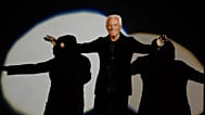 Giorgio Armani alla sfilata uomo Emporio alla settimana della Moda di Milano nel 2007 come sempre vestito di nero
