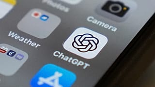 Chat GPT app icon is seen on a smartphone screen, Monday, Aug. 4, 2025, in Chicago