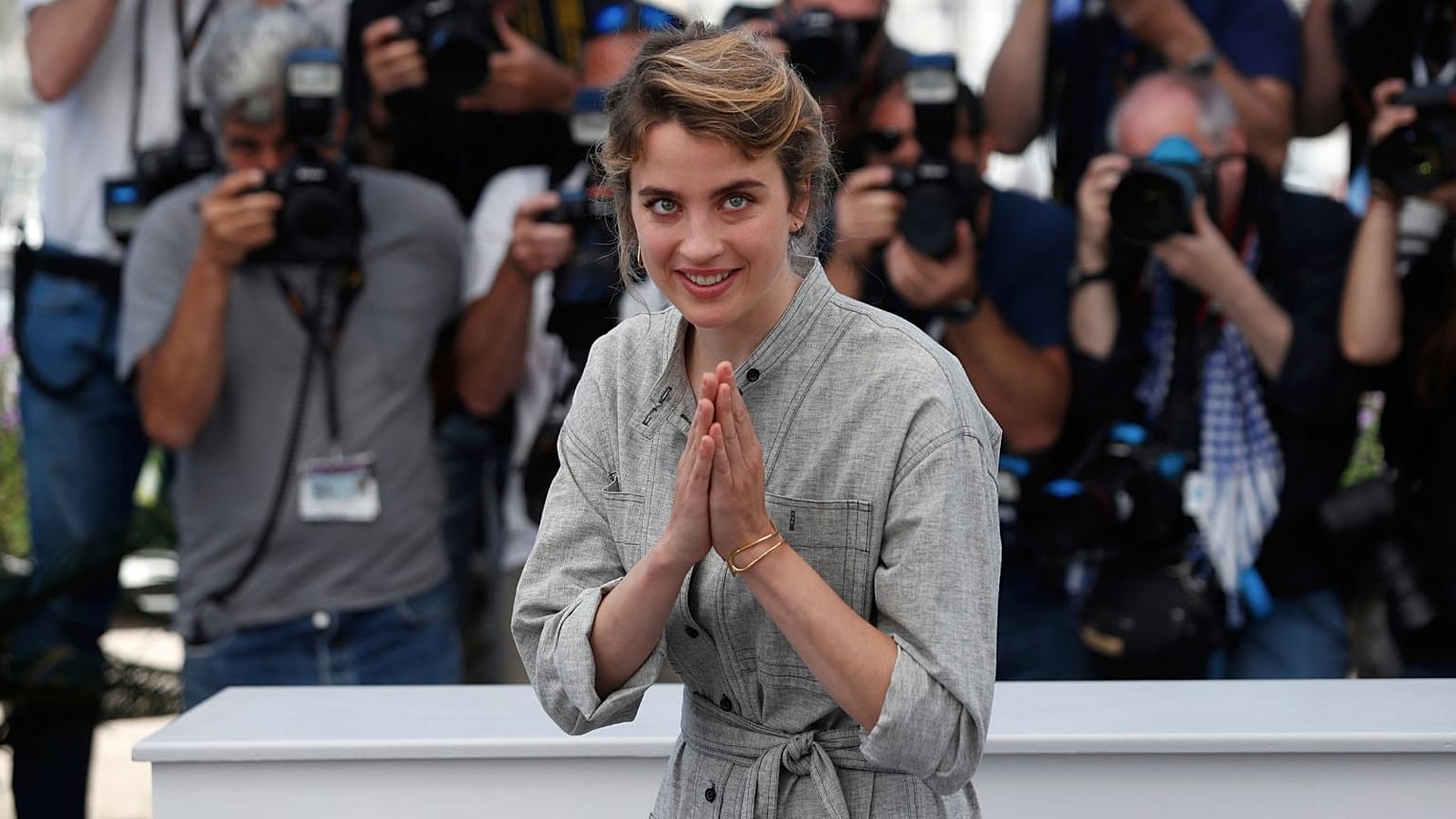 French actress Adèle Haenel joining the flotilla to Gaza from Tunis