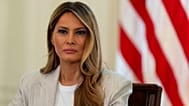 First lady Melania Trump listens during a meeting of the White House Task Force on Artificial Intelligence Education in the East Room of the White House, Sept. 4, 2005