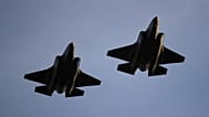 Aviones de combate F-35A de la Fuerza Aérea de los Estados Unidos, pertenecientes al 31º Escuadrón de Evaluación y Pruebas de la Base Aérea de Edwards, en noviembre de 2018.