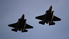 Aviones de combate F-35A de la Fuerza Aérea de los Estados Unidos, pertenecientes al 31º Escuadrón de Evaluación y Pruebas de la Base Aérea de Edwards, en noviembre de 2018.