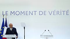 Der französische Premierminister François Bayrou enthüllt am Dienstag, den 15. Juli 2025, in Paris die Grundzüge des Haushalts für das nächste Jahr.