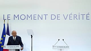 Le Premier ministre français François Bayrou dévoile les grandes lignes du budget pour l'année prochaine, mardi 15 juillet 2025 à Paris.