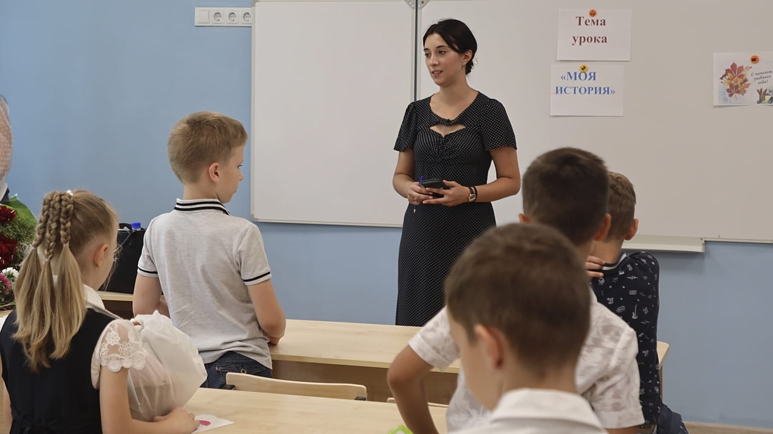 Archív fotó: iskola az orosz szeparatisták által ellenőrzött kelet-ukrajnai Mariupolban