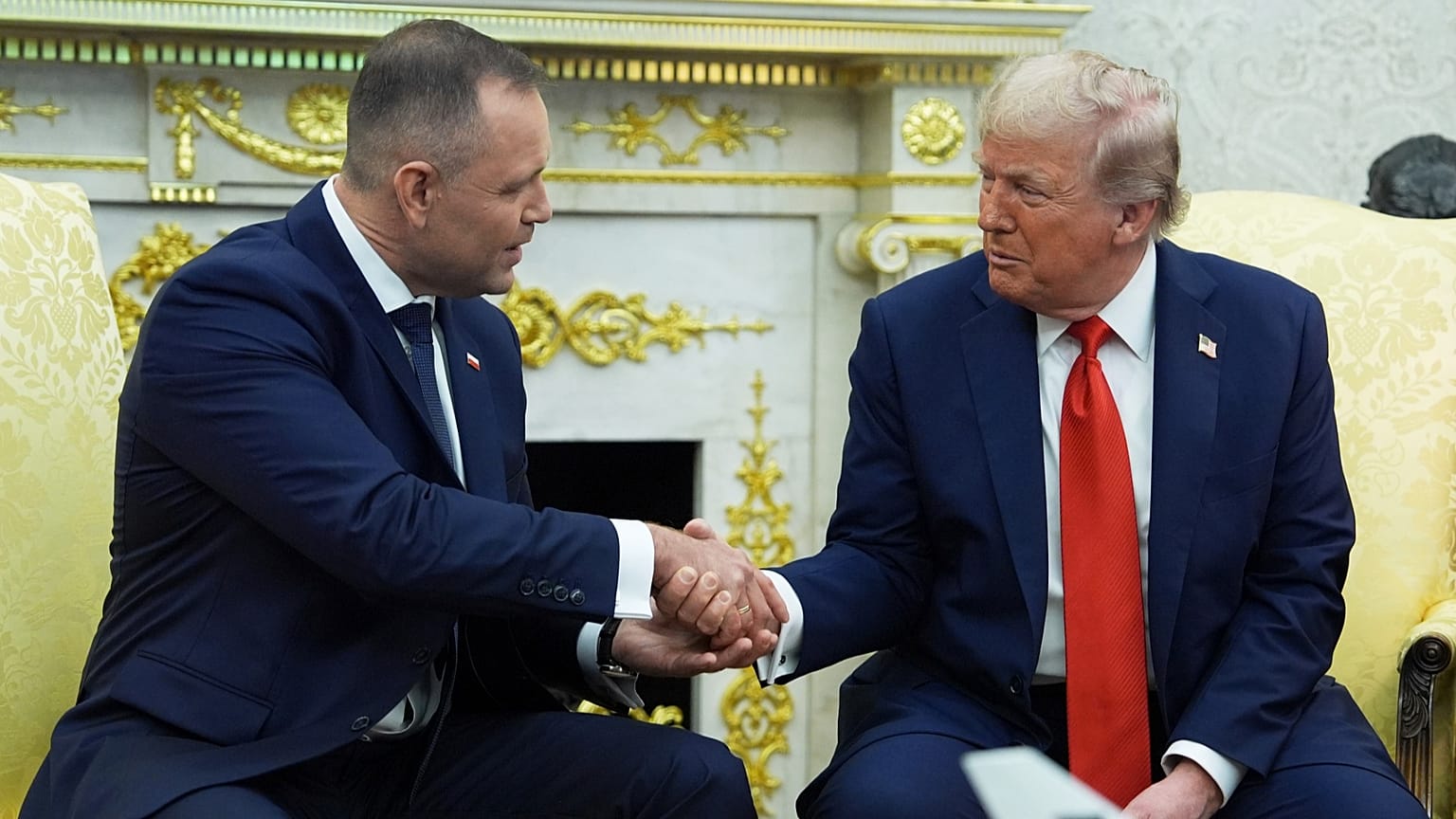 Prezydent RP Karol Nawrocki i 37. prezydent USA Donald Trump.