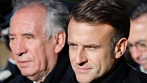 President Emmanuel Macron & Prime Minister Francois Bayrou attend commemorations marking 10 years since an Islamist attack on Charlie Hebdo, Paris, 07/01/2025