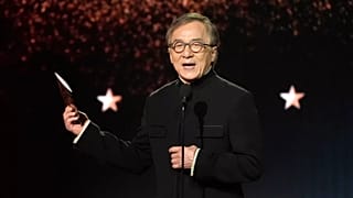 Jackie Chan presents the award for best foreign language film during the 30th Critics Choice Awards in Santa Monica, 7 February, 2025