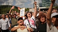 تظاهرات هواداران حزب «جمهوری خلق» در ترکیه