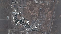 Imagen satelital de la planta nuclear de Natanz tras los ataques israelíes