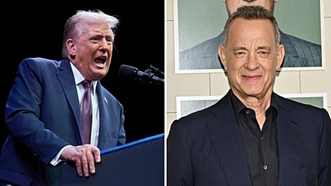 Why is Donald Trump taking shots at Tom Hanks?