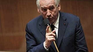رئيس الوزراء الفرنسي فرانسوا بايرو يخاطب الجمعية الوطنية، قبل تصويت بحجب الثقة البرلماني الذي أطاحه من منصبه، يوم الاثنين، 8 سبتمبر 2025 في باريس
