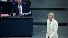 AfD-Vorsitzende Alice Weidel und Bundeskanzler Friedrich Merz 