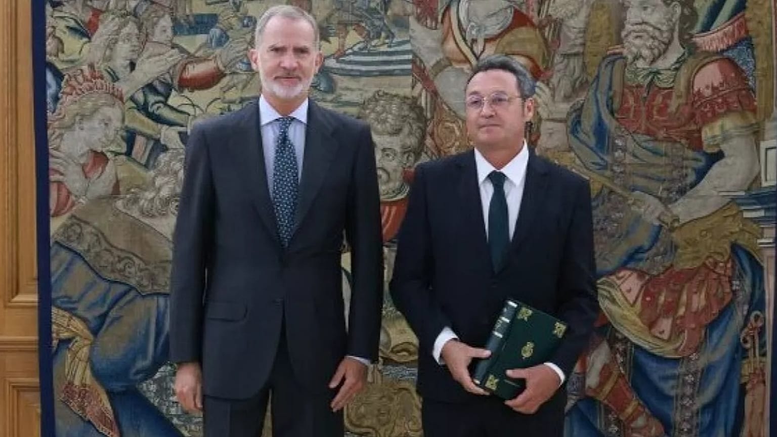 Felipe VI y el fiscal general, Álvaro García Ortiz el pasado 3 de septiembre de 2025.