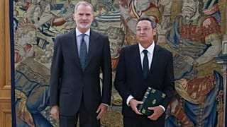 Felipe VI y el fiscal general, Álvaro García Ortiz el pasado 3 de septiembre de 2025.