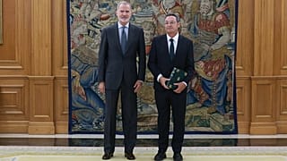 Felipe VI y el fiscal general, Álvaro García Ortiz el pasado 3 de septiembre de 2025.