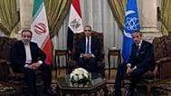 ملاقات وزرای خارجه ایران و مصر و رافائل گروسی در قاهره