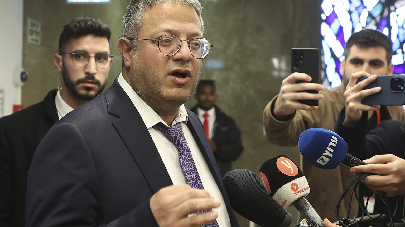 وزير الأمن القومي الإسرائيلي ، إيتمار بن غفير،