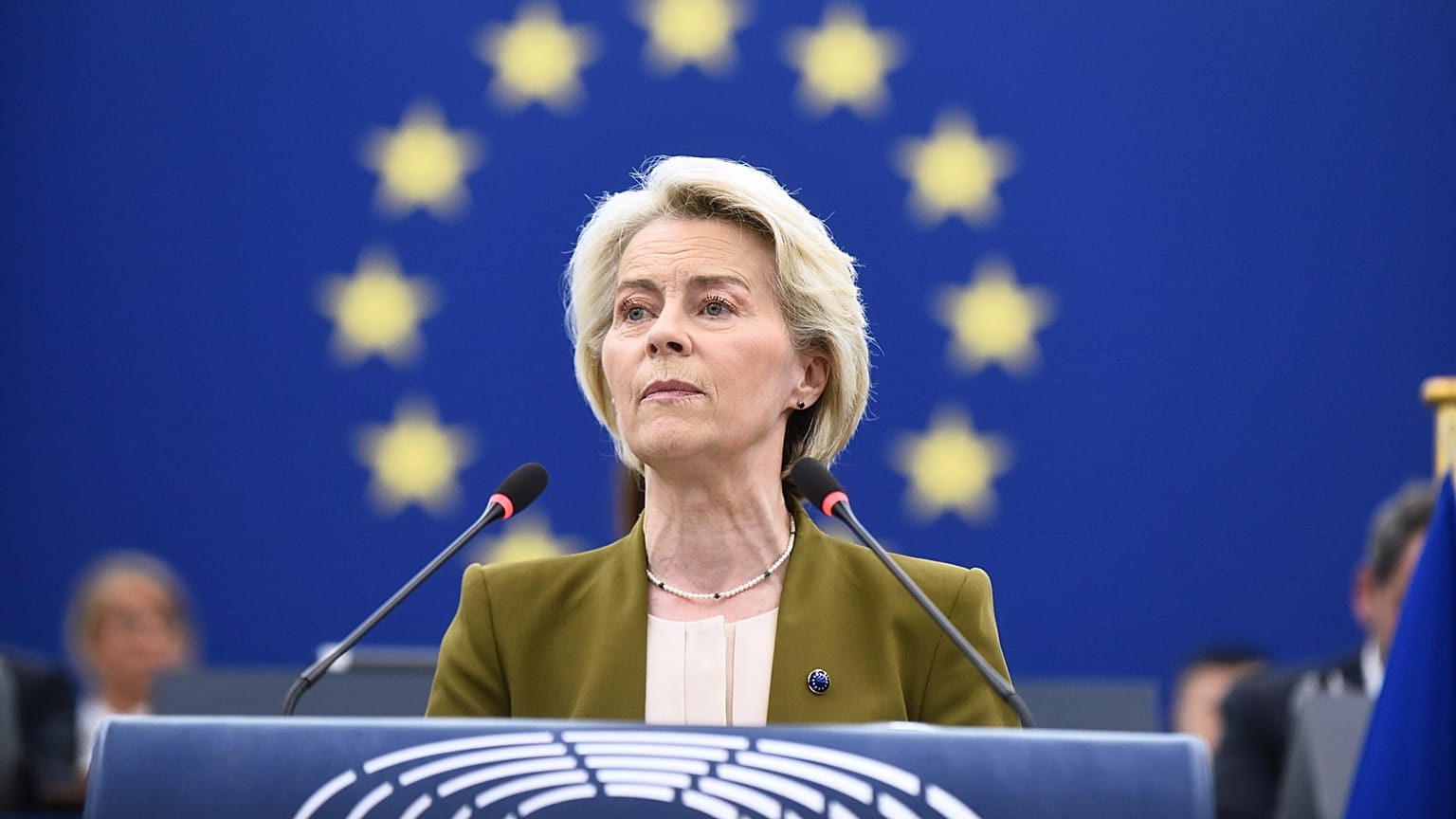 Ursula von der Leyen in Strasbourg.
