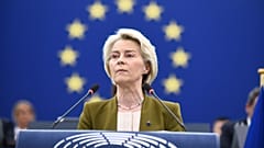 Ursula von der Leyen in Strasbourg.
