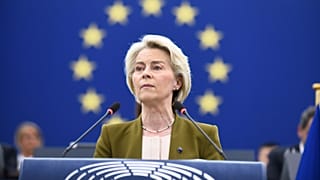 Ursula von der Leyen in Strasbourg.