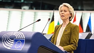 Ursula von der Leyen in Strasbourg.