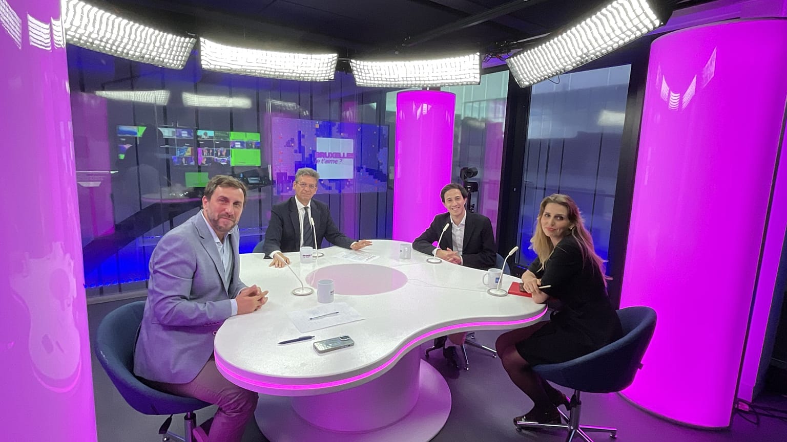 Sergio Cantone con Toni Comin, Federica Di Sario e Simone Martuschelli