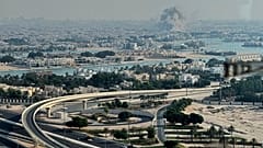  Una explosión causada por un ataque israelí en Doha, Qatar, el martes 9 de septiembre de 2025.