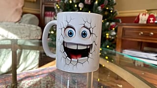 FILE - A mug purchased on Temu is shown in Damascus, Md., on Saturday, 30 November 2024. 