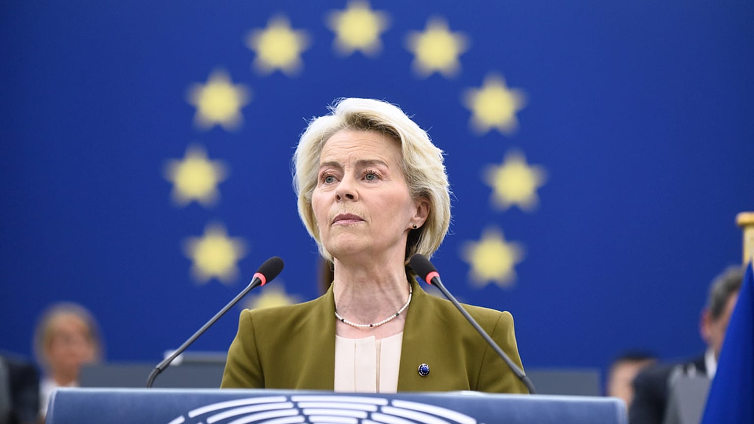 Η Ούρσουλα φον ντερ Λάιεν εκφωνεί την ομιλία για την Κατάσταση της ΕΕ