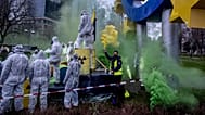 Környezetvédők tüntetnek Frankfurtban az EU atomenergia-pártisága ellen