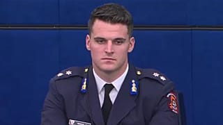A spanyol falut megmentő görög tűzoltóegység hadnagya, Nikolajosz Pajsziosz