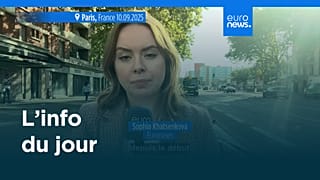 L’info du jour | 10 septembre 2025 - Soir
