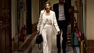 La vicepresidenta segunda y ministra de Trabajo, Yolanda Diaz, abandona el hemiciclo del Congreso de los Diputados en Madrid, este miércoles 9 de julio de 2025.