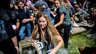 People seen leaving university campus after Charlie Kirk shooting at Utah Valley University