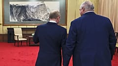 Vlagyimir Putyin és Alekszandr Lukasenka Kínában, 2025. szeptember 2-án