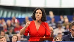 Die Ko-Vorsitzende der Linken, Manon Aubry, äußerte sich während der Debatte zur Lage der Europäischen Union am Mittwoch sehr kritisch