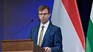 Bóka János európai uniós ügyekért felelős miniszter a Kormányinfón