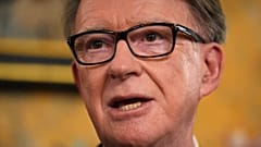 İngiltere'nin Amerika Birleşik Devletleri Büyükelçisi Peter Mandelson Washington'daki büyükelçilik konutunda konuşuyor, 26 Şubat, 2025 