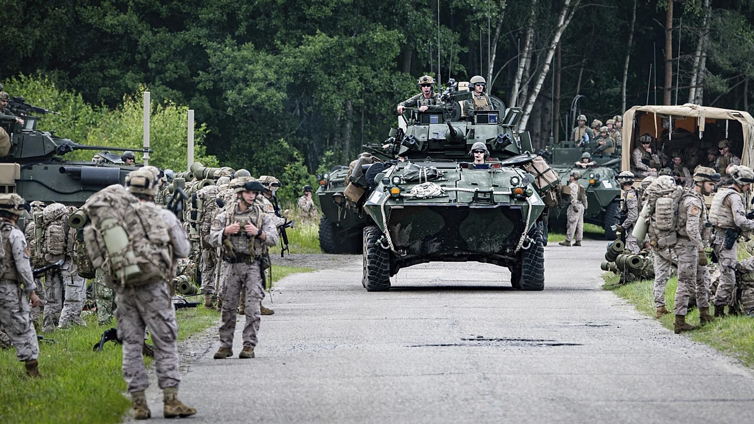 NATO-katonák Lengyelországban, a tavalyi Baltops 2024 hadgyakorlaton