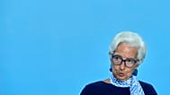 Avrupa Merkez Bankası Başkanı Christine Lagarde, Frankfurt'taki merkezde açıklamalarda bulunurken, 24 Temmuz 2025