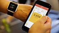 Demonstration of a smart watch. 