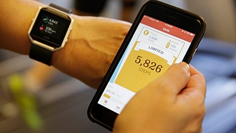Demonstration of a smart watch. 
